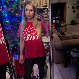 Red Canada Graphic T-Shirt